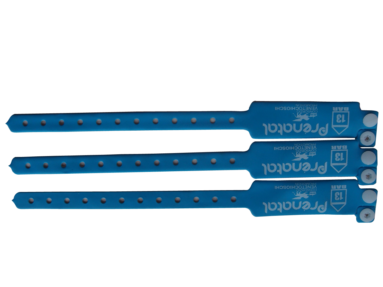 custom security one time use pvc vinyl wristbands for event