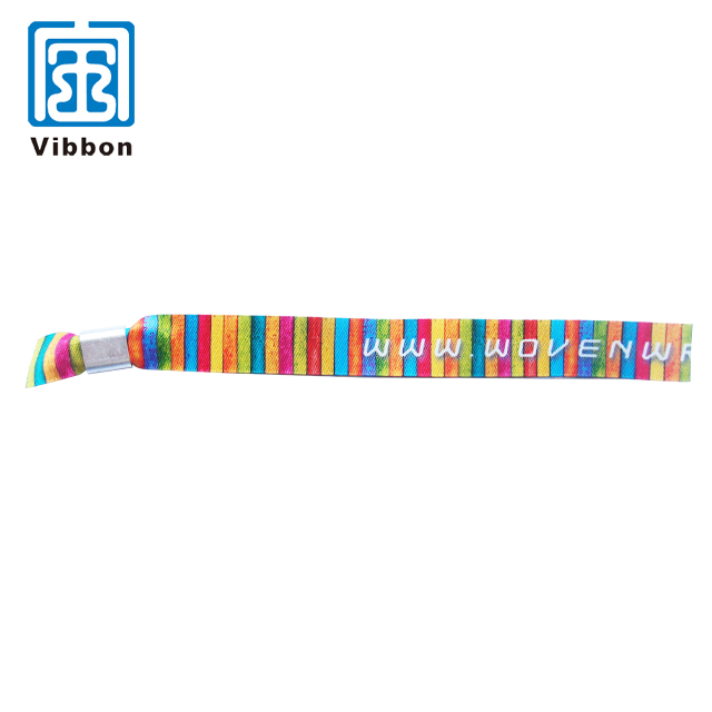 New style factory supply popular Polyester Woven Wristband